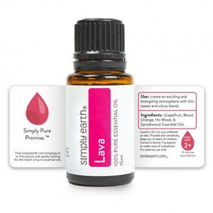 Simply Earth Essential Oil Blend Lava